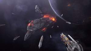 Mass Effect 3 : Nachdem das Schiff lahm gelegt ist, haben die Quarianer leichtes Spiel.