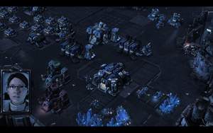 Komplettlösung zu StarCraft 2 : Sichern Sie Ihre Basis mit Bunkern und bauen in der Fabrik Helions.
