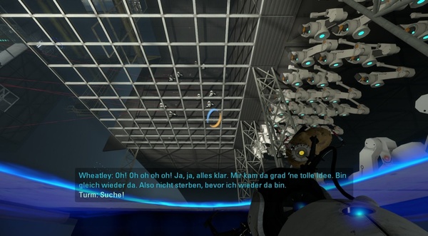 Portal 2 : Wheatley versucht's mit Masse.