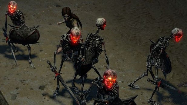 Not a good patch for Summoner in Path of Exile: skeletons lose 40 percent of their damage.